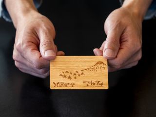 ホテルオリジナル木製カードキー