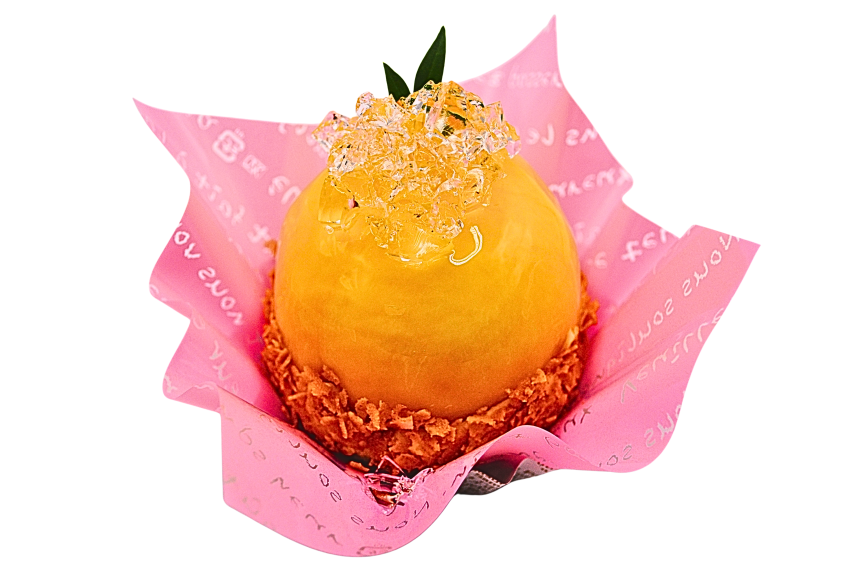 まるごと桃のタルト